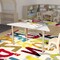 Flash Furniture 20.75 in W, 47 in L, 23 in H, Beechwood, Birch Plywood, Steel, Beech/White MK-ME088028-GG - alternate 5